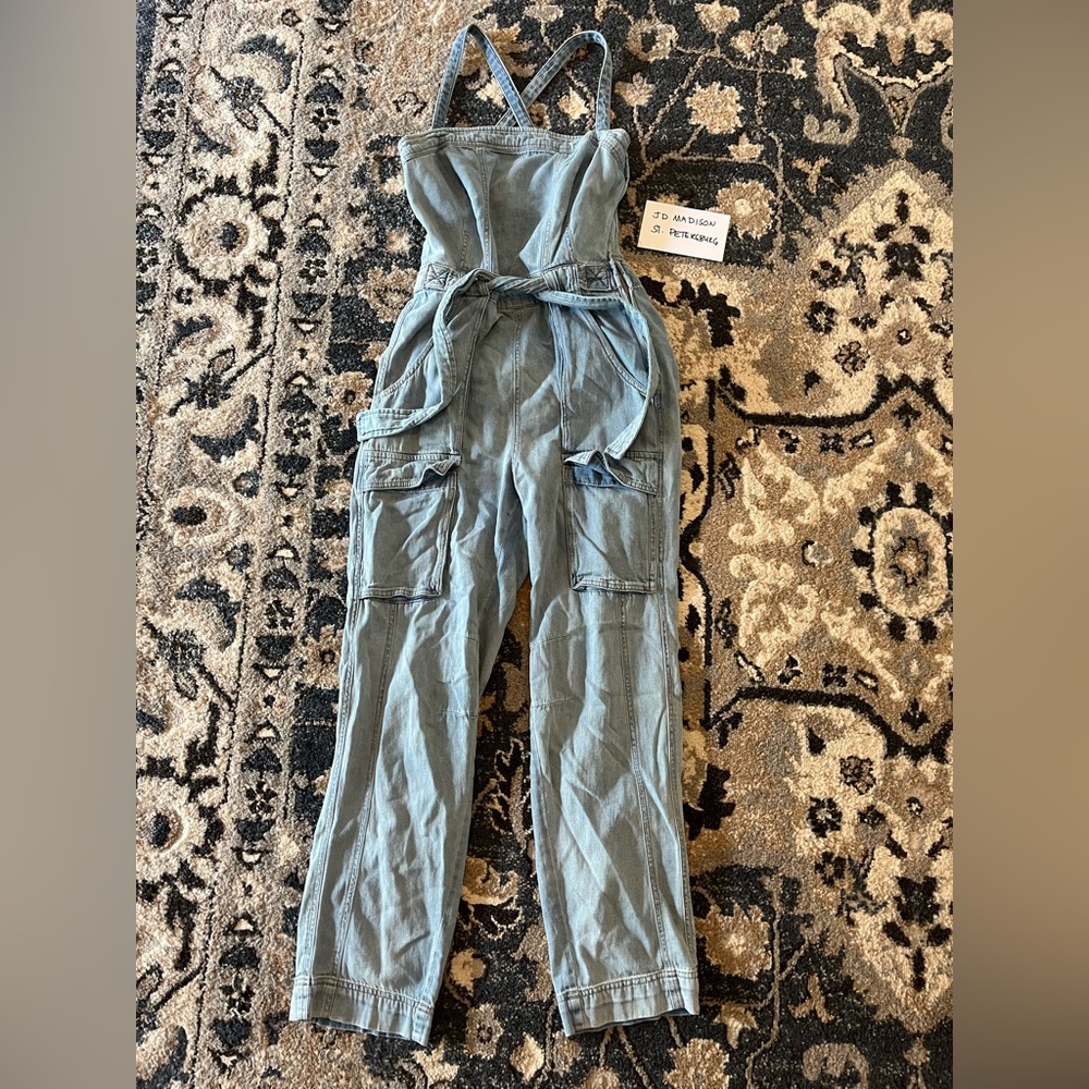 Free People Denim Jumpsuit - Picture 2 of 4